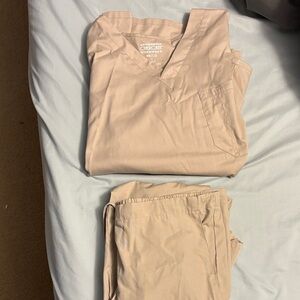 Cherokee Light Tan Scrub Set